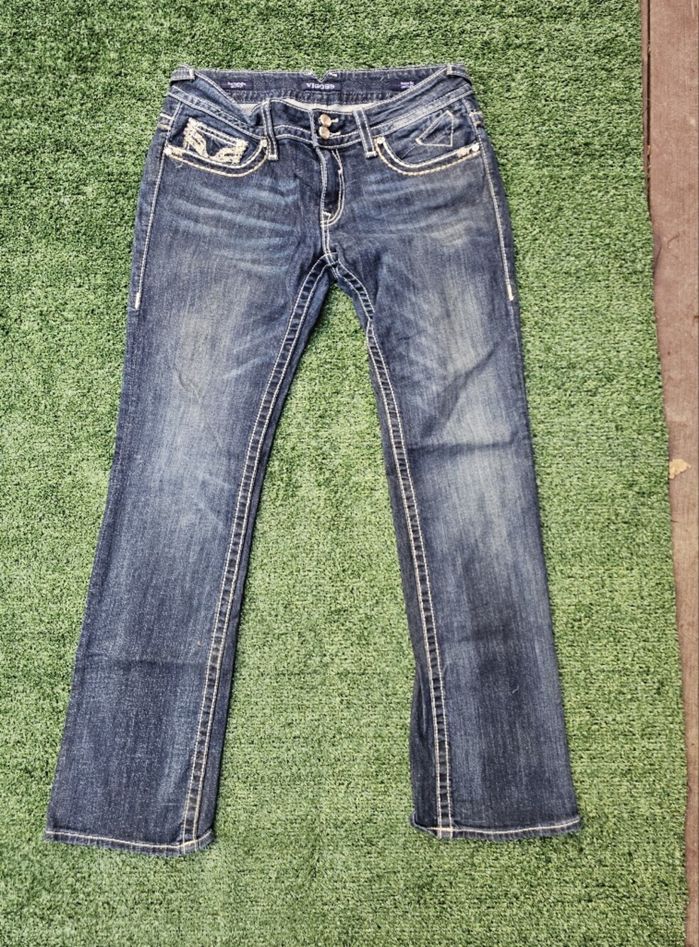 Vigoss Chelsea Boot Cut Women's Dark BlueJeans